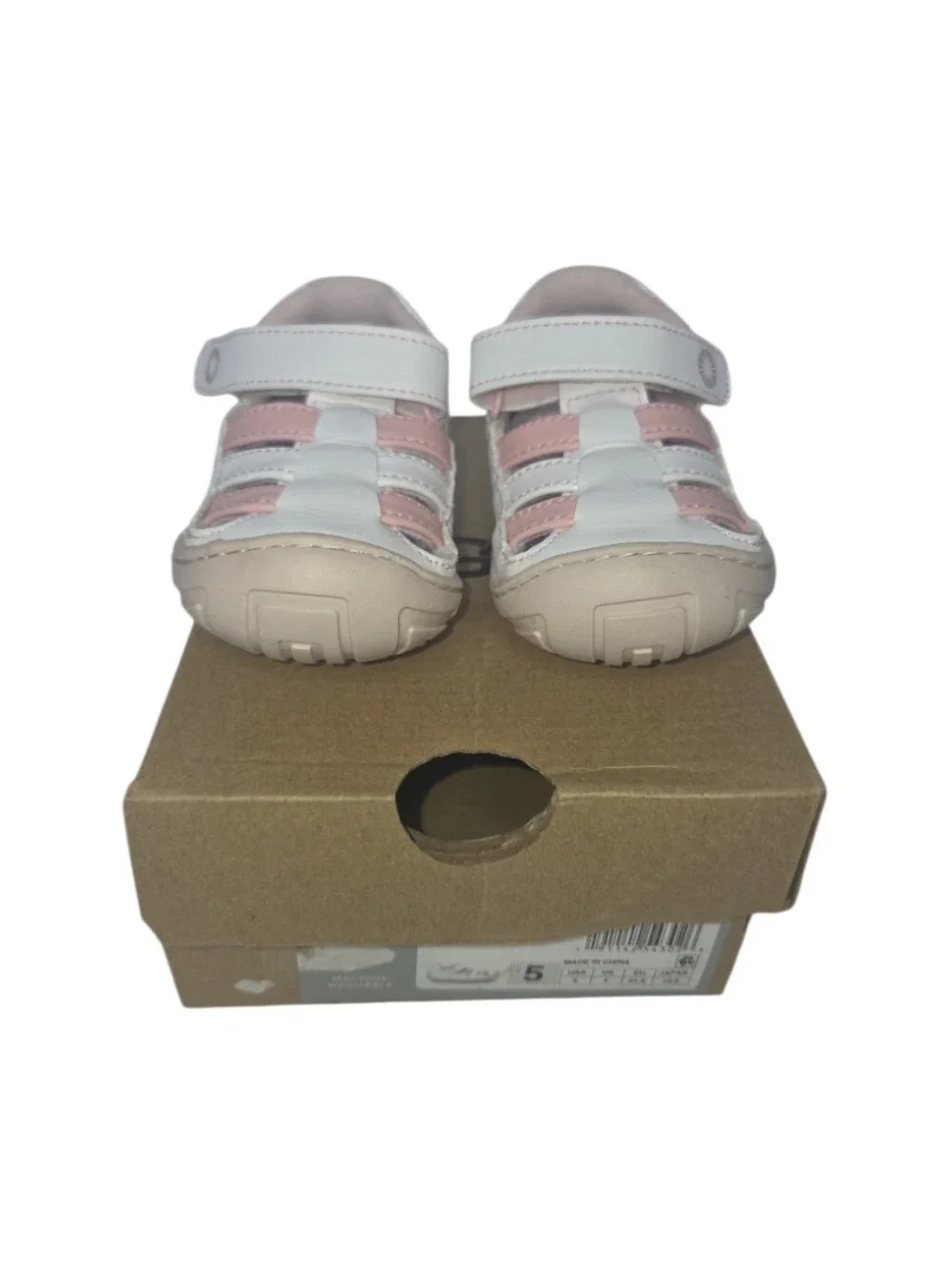 UGG Santore Toddler White Fisherman Sandal Size 5